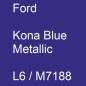 Preview: Ford, Kona Blue Metallic, L6 / M7188.